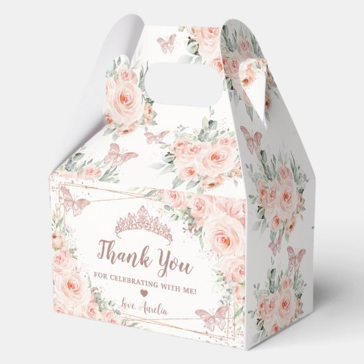 Ballotins Papillons Roses flush Quince XV Anniversaire (Verso)