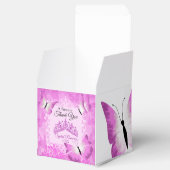 Ballotins Papillons roses, Tiara Quinceanera (Ouvert)