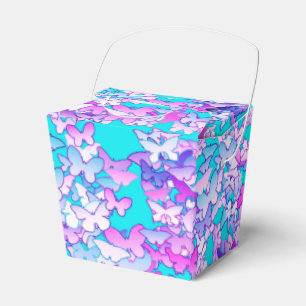 Ballotins Papillons, violet et turquoise