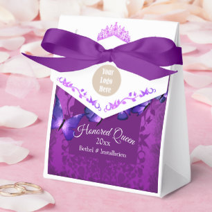 Ballotins Papillons violets et violets favorisent le cadeau