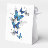 Ballotins Papillons volants bleus Morpho (Arrière)