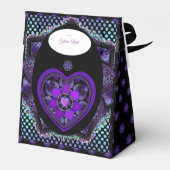 Ballotins Parapluie violet & coeurs.7 (Arrière)