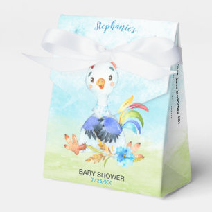 Ballotins Parc de Baby showers Watercolor Booster Rooster