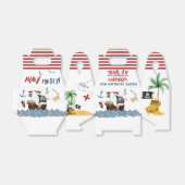 Ballotins Parchemin d'Anniversaire Pirate gentil merci (Déplié)