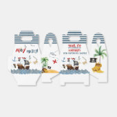 Ballotins Parchemin d'Anniversaire Pirate gentil merci (Déplié)