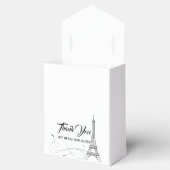 Ballotins Parisien Doodles Wedding Favor Box (Ouvert)