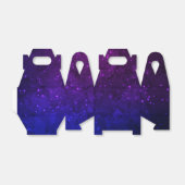 Ballotins Parmi les étoiles dans la Galaxie bleue et violett (Déplié)