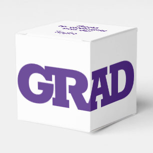 Ballotins Parti de la graduation violette et blanche