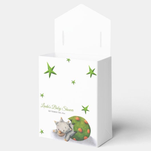 Ballotins Parti Dinosaure Neutre Personnalisé Tricératops (Ouvert)