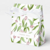 Ballotins Parti Merci de la Tulipe rose moderne (Verso)