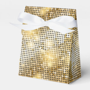 Ballotins Parties scintillant à bille disco brillant doré