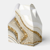 Ballotins Parties scintillant Abstraite Strata Mariage Merci (Arrière)