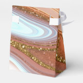 Ballotins Parties scintillant Abstraite Strata Mariage Merci (Arrière)