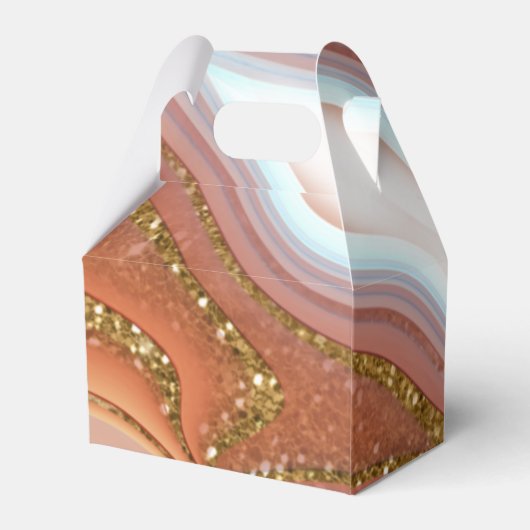 Ballotins Parties scintillant Abstraite Strata Mariage Merci (Arrière)