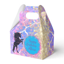 Parties scintillant Anniversaire Whimsical Unicorn