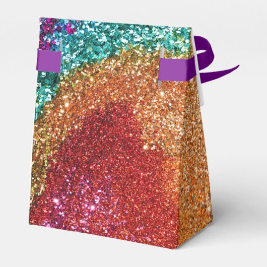 Ballotins Parties scintillant arc-en-ciel éclatante (Arrière)