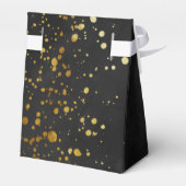 Ballotins Parties scintillant Black et Faux Gold (Arrière)