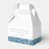 Ballotins Parties scintillant Bleu Blanc Merci Confetti (Arrière)