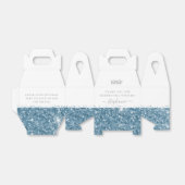 Ballotins Parties scintillant Bleu Blanc Merci Confetti (Déplié)