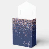Ballotins Parties scintillant bleu bleu marine Blush Nom du  (Ouvert)