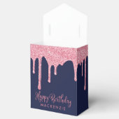 Ballotins Parties scintillant bleu bleu rose de la marine Dr (Ouvert)