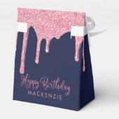 Ballotins Parties scintillant bleu bleu rose de la marine Dr (Arrière)