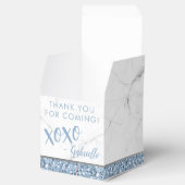 Ballotins Parties scintillant bleue Dusty minimum marbre xox (Ouvert)