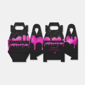 Ballotins Parties scintillant d'anniversaire Black & Hot Pin (Déplié)