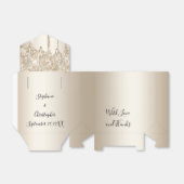 Ballotins Parties scintillant de champagne  Mariage de Parti (Déplié)