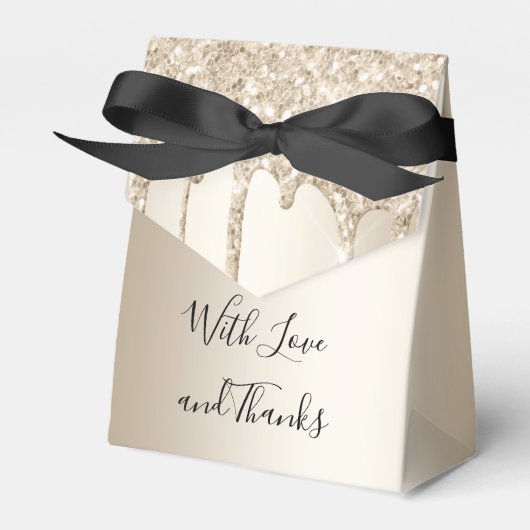 Ballotins Parties scintillant de champagne  Mariage de Parti (Verso)