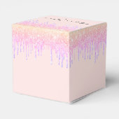 Ballotins Parties scintillant de fête d'anniversaire rose or (Arrière)