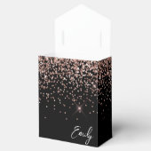 Ballotins Parties scintillant de fille rose noire Nom du mon (Ouvert)