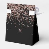 Ballotins Parties scintillant de fille rose noire Nom du mon (Arrière)