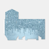 Ballotins Parties scintillant de glace à goutte | Blue Faux (Déplié)