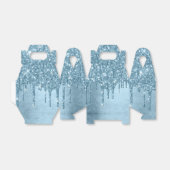 Ballotins Parties scintillant de glace à goutte | Blue Faux (Déplié)