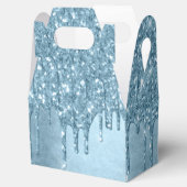 Ballotins Parties scintillant de glace à goutte | Blue Faux (Ouvert)