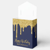 Ballotins Parties scintillant de la Marine Blue Gold Sparkle (Ouvert)