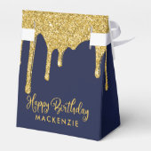 Ballotins Parties scintillant de la Marine Blue Gold Sparkle (Arrière)