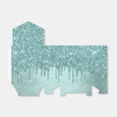 Ballotins Parties scintillant de la pointe de dérive | Aqua  (Déplié)