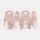 Ballotins Parties scintillant de roses douces 16e Mariage nu (Déplié)