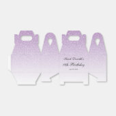 Ballotins Parties scintillant de verre violet clair personna (Déplié)