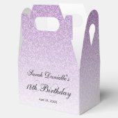 Ballotins Parties scintillant de verre violet clair personna (Ouvert)