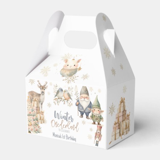 Ballotins Parties scintillant d'hiver onederland merveilleux (Verso)