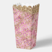 Ballotins Parties scintillant d'or Abstraite rose violet mod (Verso)