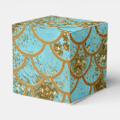 Ballotins Parties scintillant d'or bleu Iridescente Mermaid (Arrière)