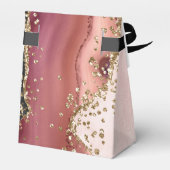 Ballotins Parties scintillant d'or Marbre Agate 50e annivers (Arrière)