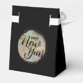 Ballotins Parties scintillant d'or noir fête du Nouvel An (Arrière)