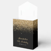 Ballotins Parties scintillant d'or noir moderne étincelle n' (Ouvert)