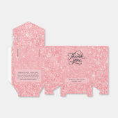 Ballotins Parties scintillant d'or rose nouvellement mariée  (Déplié)