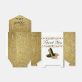 Ballotins Parties scintillant d'or talons Stiletto (Déplié)